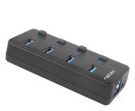NATEC HUB USB 3.0 MANTIS 2 4-PORTY Z WŁĄCZNIKIEM+ZASILACZ NHU-1557 - 1470222 - zdjęcie 2